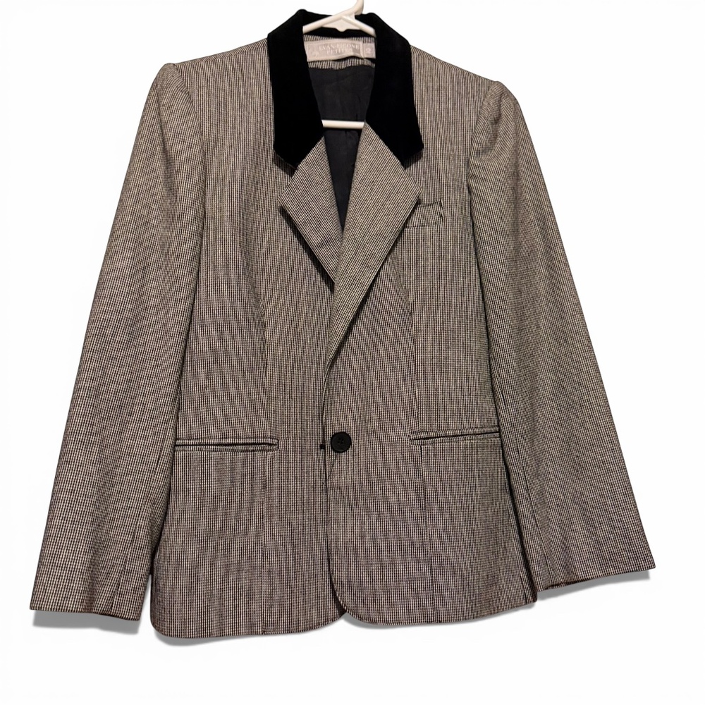 VTG 1990’s EVAN PICONE HOUNDSTOOTH PROFESSIONAL VIBES!